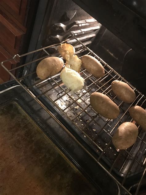 Image result for Exploding Potato in Oven