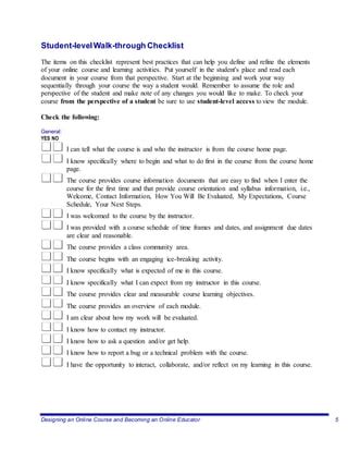 Image result for Course Review Checklist
