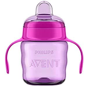 Buy Philips Avent Silicone Rubber Classic Soft Spout Cup, (Pink/Purple ...