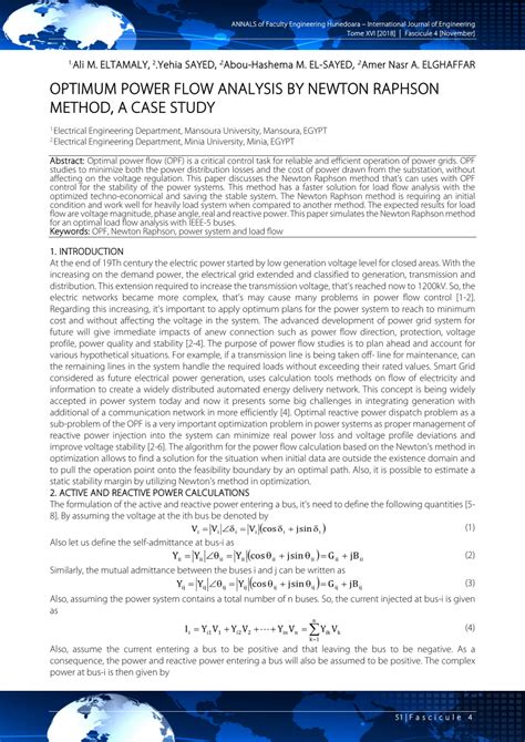Image result for Newton-Raphson Method in Power System Analysis