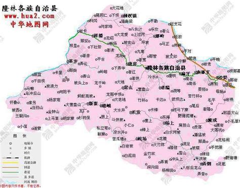 广西省隆林县壮族歌会习俗流行区_地图分享