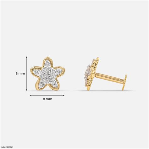 Mini Starlets Diamond Earringst Platinum 950 – Maiora Diamonds