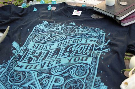 Dungeons and Dragons Shirt What Doesn't Kill You Gives You XP Dnd ...