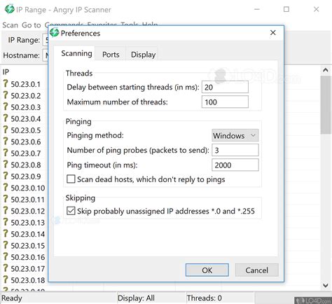 Angry IP Scanner 的图像结果