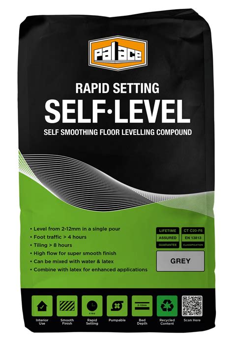 Rapid Setting Self-Level Floor Levelling Compound 20Kg (2-12mm ...