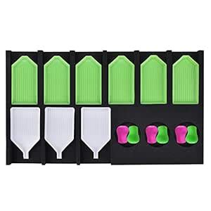 5D Diamond Painting Accessories EVA Tray Organizer Multi-Boat Holder ...