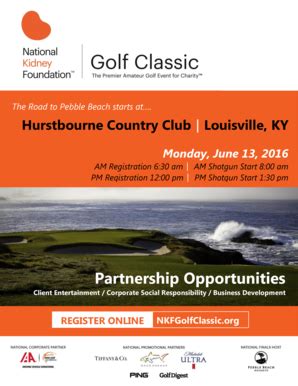 Fillable Online kidney Sponsorship Package Details - National Kidney ...