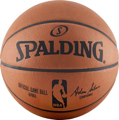 Amazon.com : Spalding NBA Official Game Ball Orange, Official NBA size ...