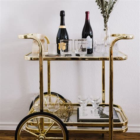 44 Classy and Trendy College Bar Cart Ideas You Need to be Copying ...