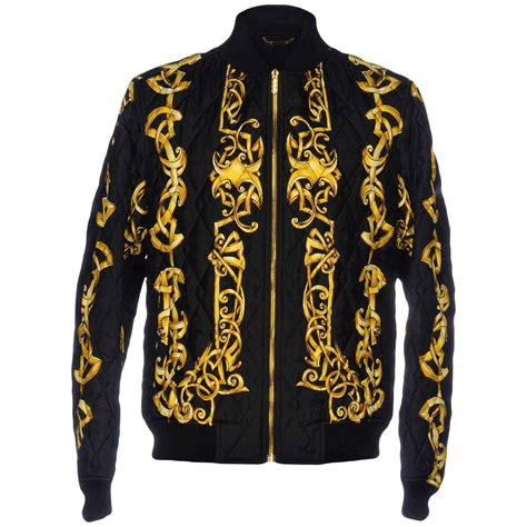 Versace Quilted 100% Silk Bomber Jacket For Men at 1stDibs | versace ...