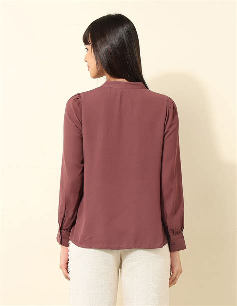 Buy Women Lace Detailed Top Red|U.S. Polo Assn. India