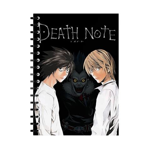 AMBER CRAFTS Deathnote Anime Reflection A5 6 x 9 Inch Spiral Notebook ...