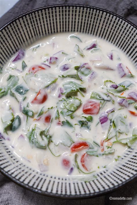 Raita | Easy Indian Yoghurt Dressing - Nomadette