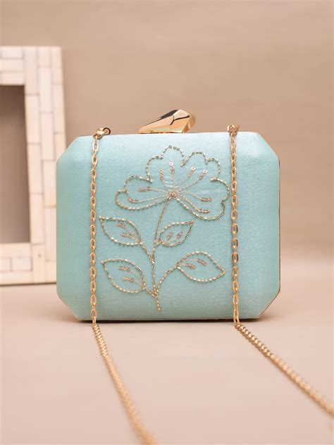 Artklim Aqua Bloom Elegance Clutch