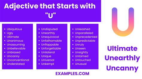 450+ Words Starting with U List, Meaning, PDF