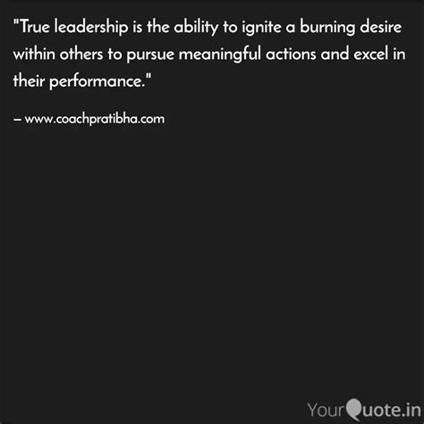 "True leadership is the a... | Quotes & Writings by Pratibha Tiwari ...