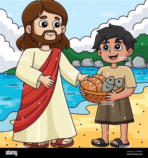 Coloring Pages Of Jesus Feeding 5000 People [2025]