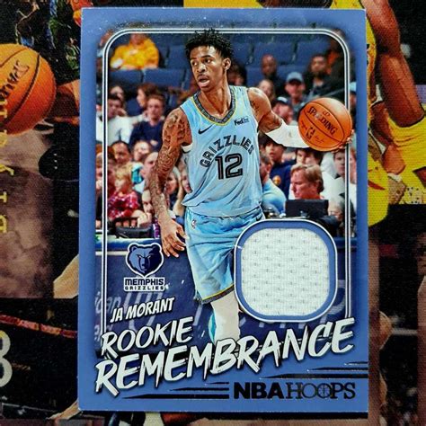 Ja Morant Rookie Remembrance 2022-2023 NBA Hoops Game Worn Relic #RR ...