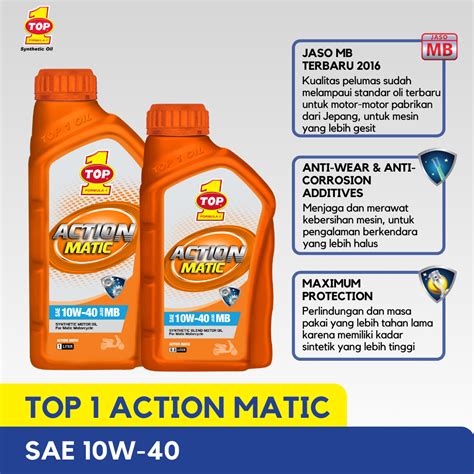 TOP 1 ACTION MATIC SAE 10W-40 | Oli Top 1
