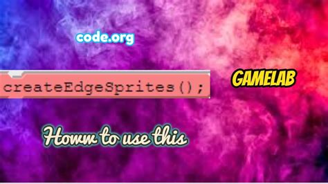 Code.org Lesson 26 Edge Sprites 的图像结果