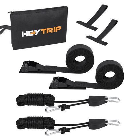 Buy HEYTRIP Tie Down Straps for Kayak Canoe Boat 15FT Heavy Duty Bow ...