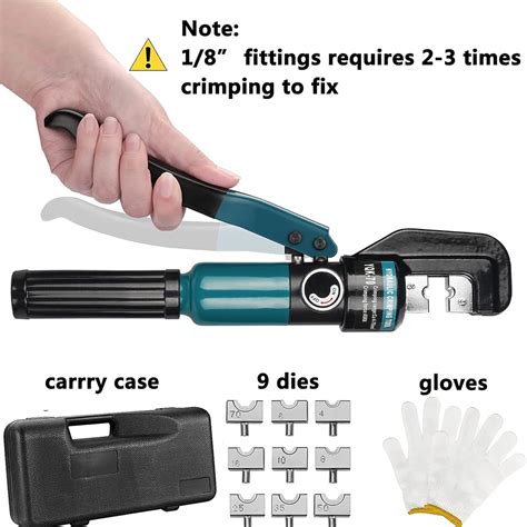Buy Steel DN Mate Hydraulic Crimping Tool/Hydraulic Crimper with Dies ...