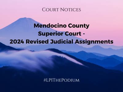 Mendocino County Superior Court - Legal Professionals, Inc. - LPI ...