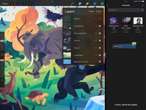 How to Export Procreate Files with Layers 的图像结果