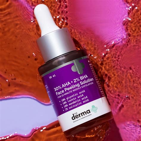 30% AHA + 2% BHA Peeling Solution- 30ml | The Derma Co