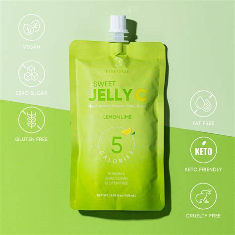 EVERYDAZE Sweet Jelly C Konjac Jelly | Vitamin C, Vegan, 5 Calories, 0 ...