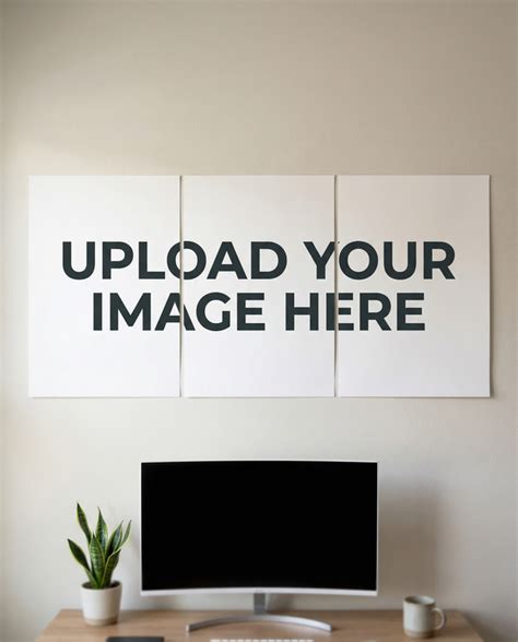 Customize Your Wall Three Piece Split Art Set | Posterized.in