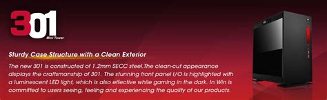 InWin 301 White Tempered Glass Premium Micro-ATX Mini-ITX Tower Gaming ...