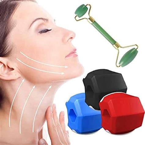 Spefez Jawline Exerciser Tool Men & Women, Double Chin Reducer for ...