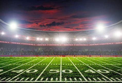 Buy CSFOTO 10x8ft Stadium Backdrop American Football Field Photography ...