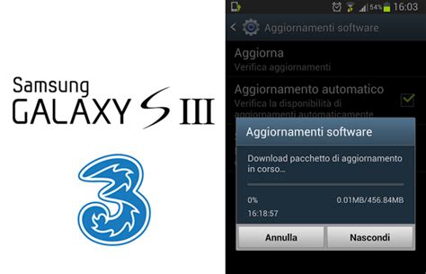 Android 4.3 disponibile sui Samsung Galaxy S3 di H3G