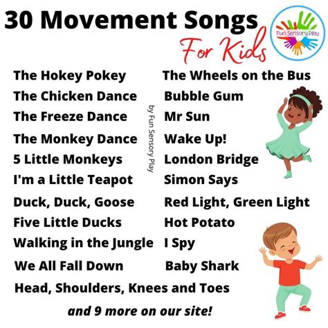 30 Movement Songs for Kids