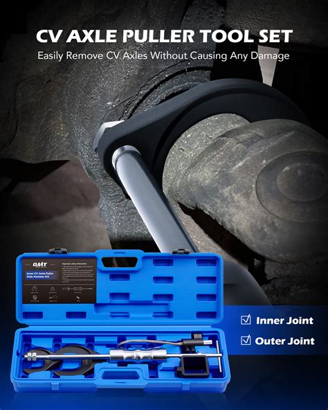 Inner CV Joint Puller Slide Hammer Wheel Drive Axle Half Shaft Removal Tool Kit | eBay