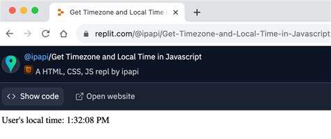 Image result for JavaScript Code for Creating a Local Time