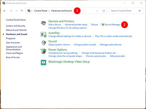 Image result for Device Manager Panel