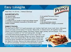 Ronzoni lasagna recipe on box > golden agristena.com