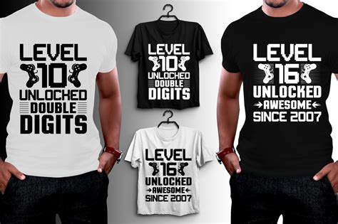 Level Unlocked T-Shirt Design,Level Unlocked,Level Unlocked TShirt ...