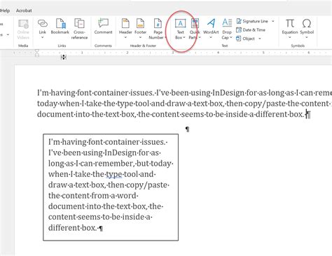 Image result for InDesign Text Box