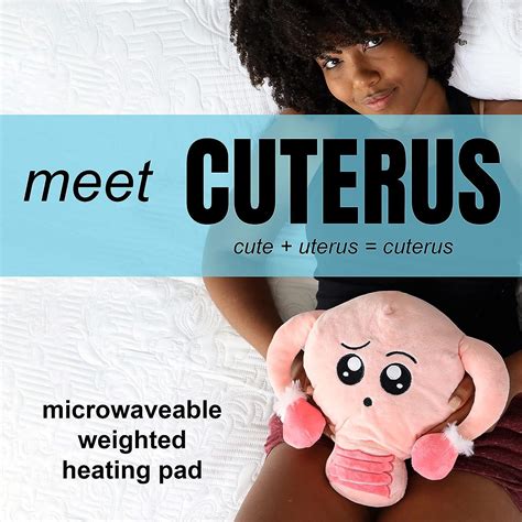 Cuterus: Stuffed Uterus Heating Pad for Menstrual Cramp Relief and Hysterectomy Recovery | Buy ...