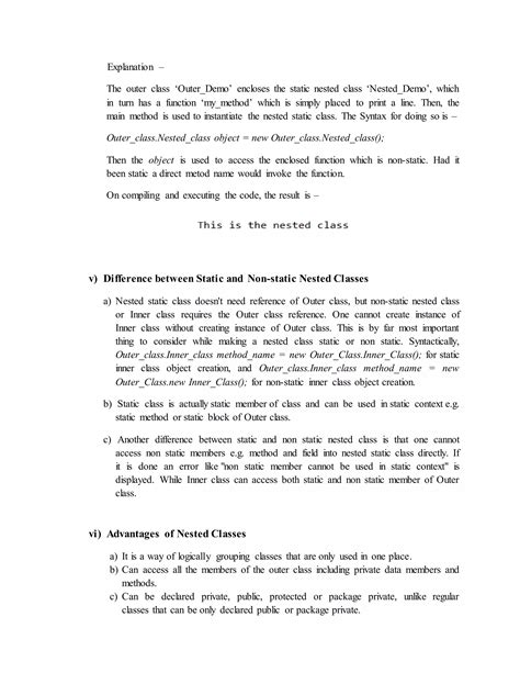 Image result for Nested Class Java