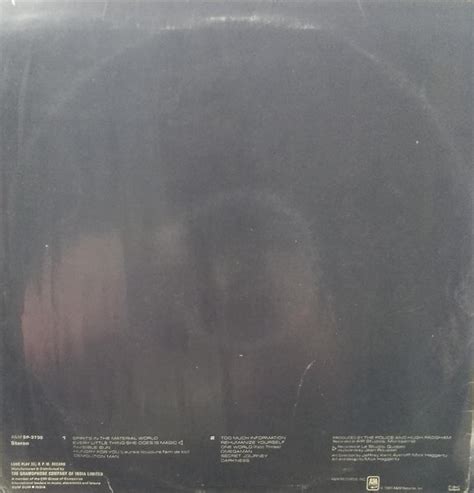 "THE POLICE GHOST IN THE MACHINE" English vinyl LP – BollywoodVinyl