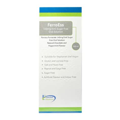 Ferrous Fumarate Oral Solution - Galfer Syrup Alternative, 300ml - Dock Pharmacy