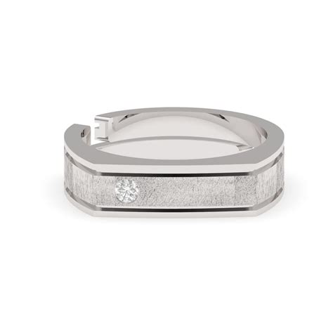Clara Real 925 Sterling Silver Dario Band Ring |Size Adjustable, Matte ...