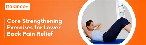 Core Strengthening Exercises for Lower Back Pain Relief - Balance Plus — Physiotherapy Clinic