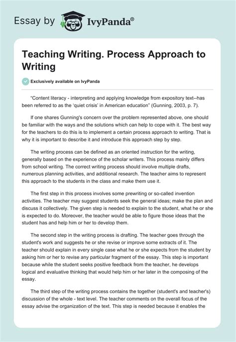 Teaching Writing Process 的图像结果
