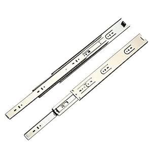 Maruti Nandan 14 inch Zinc Telescopic Drawer Channel Silver Finish Pack ...